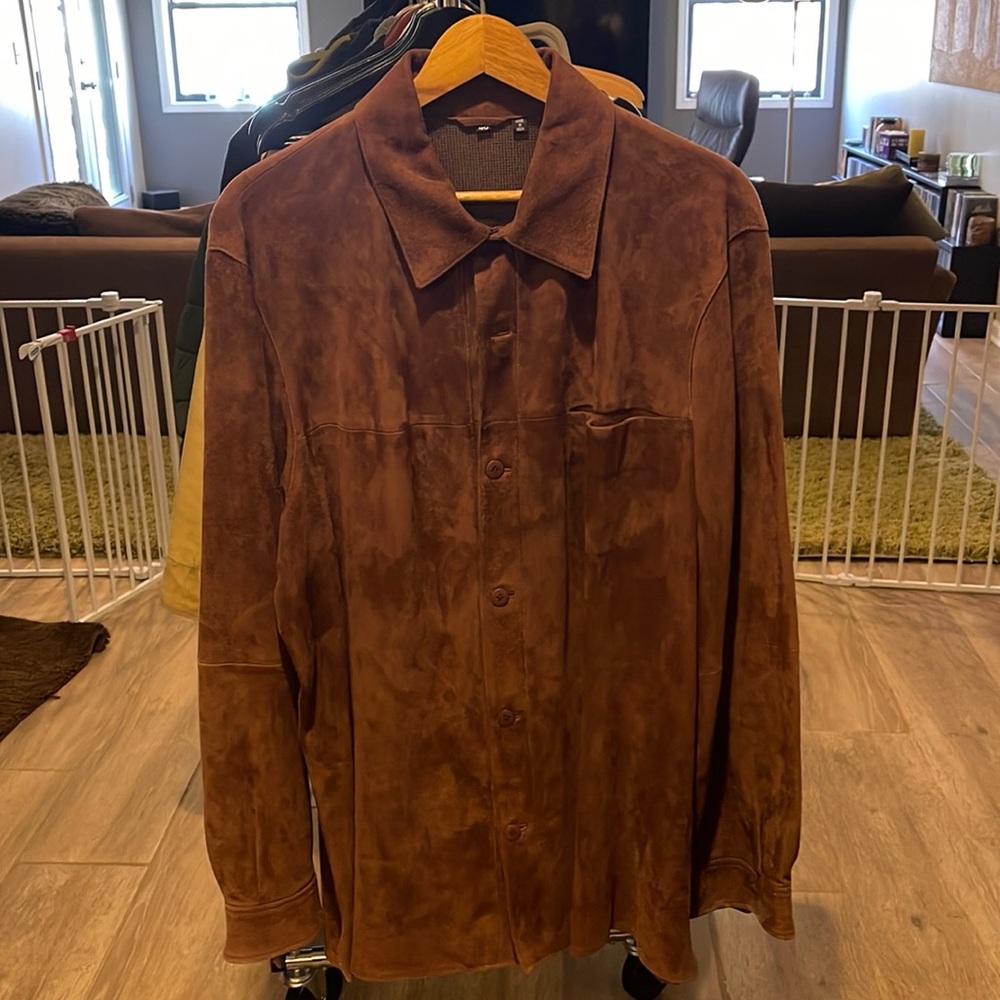 Brown Leather Shirt / Jacket